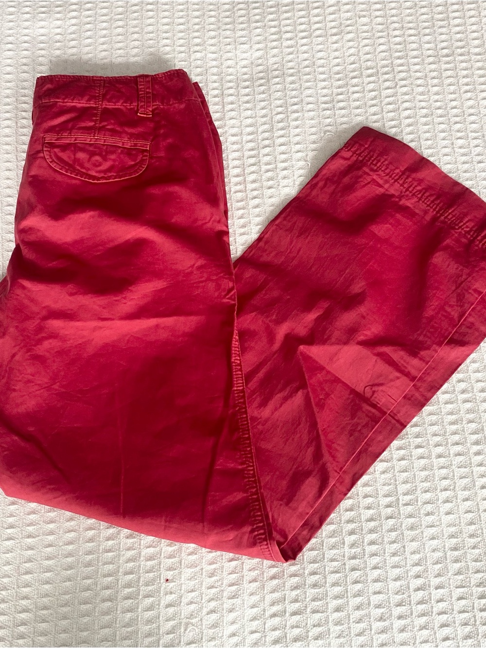 GAP Red Straight Pants size 4